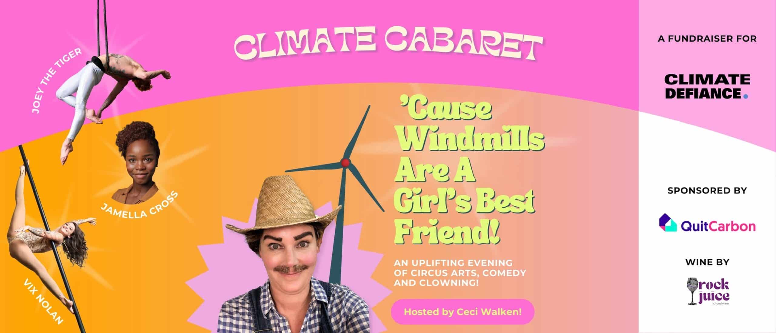 Climate Cabaret: A Fundraiser for Climate Defiance